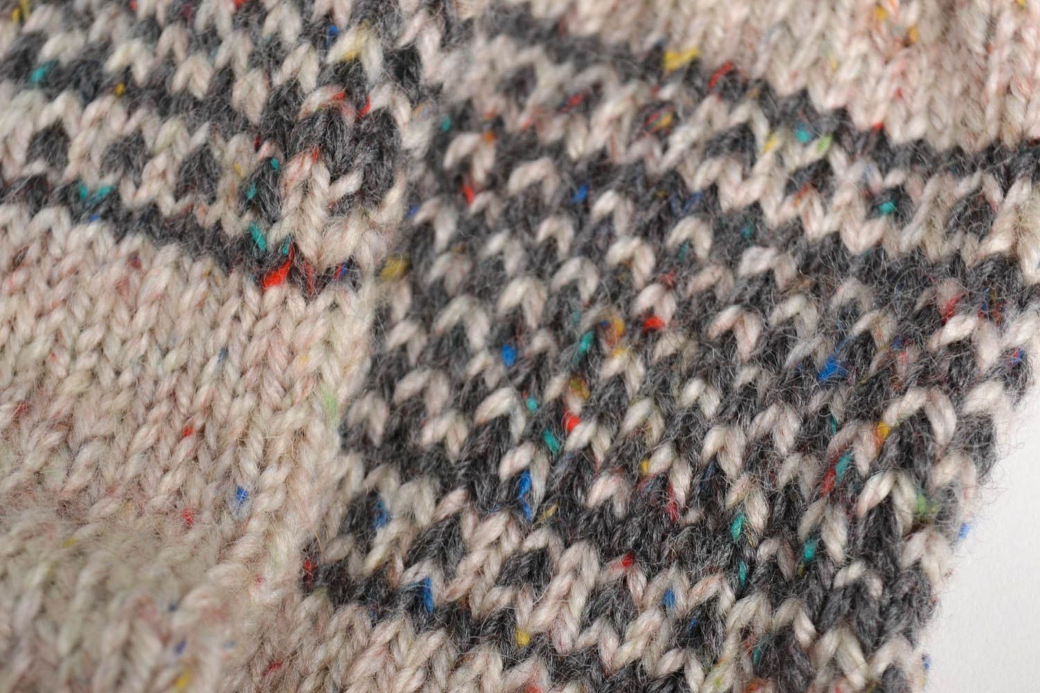 Calcetines de lana artesanales prenda tejida ropa de hombre regalo original foto 3