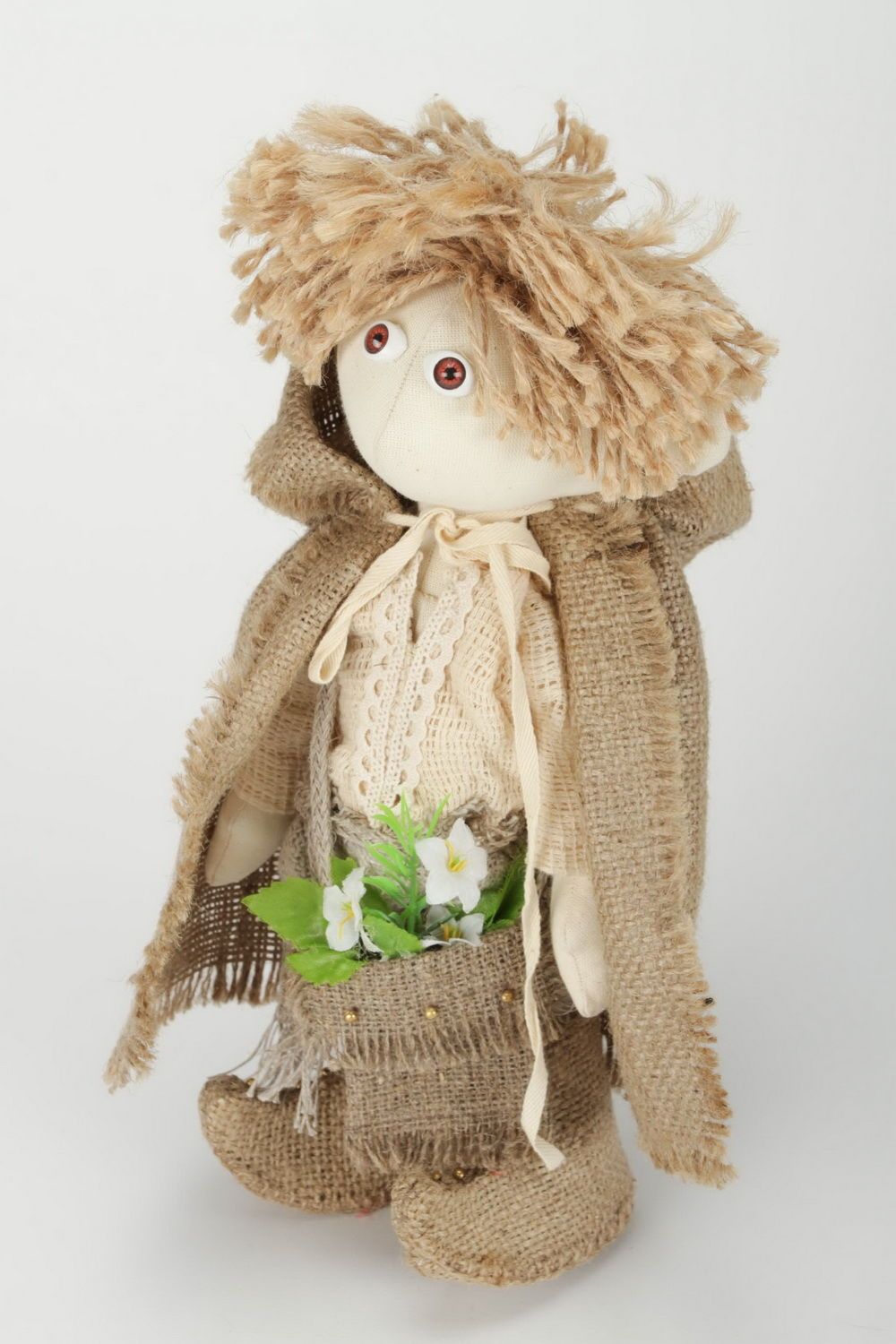 Puppe aus Textil Behüter des Waldes foto 5