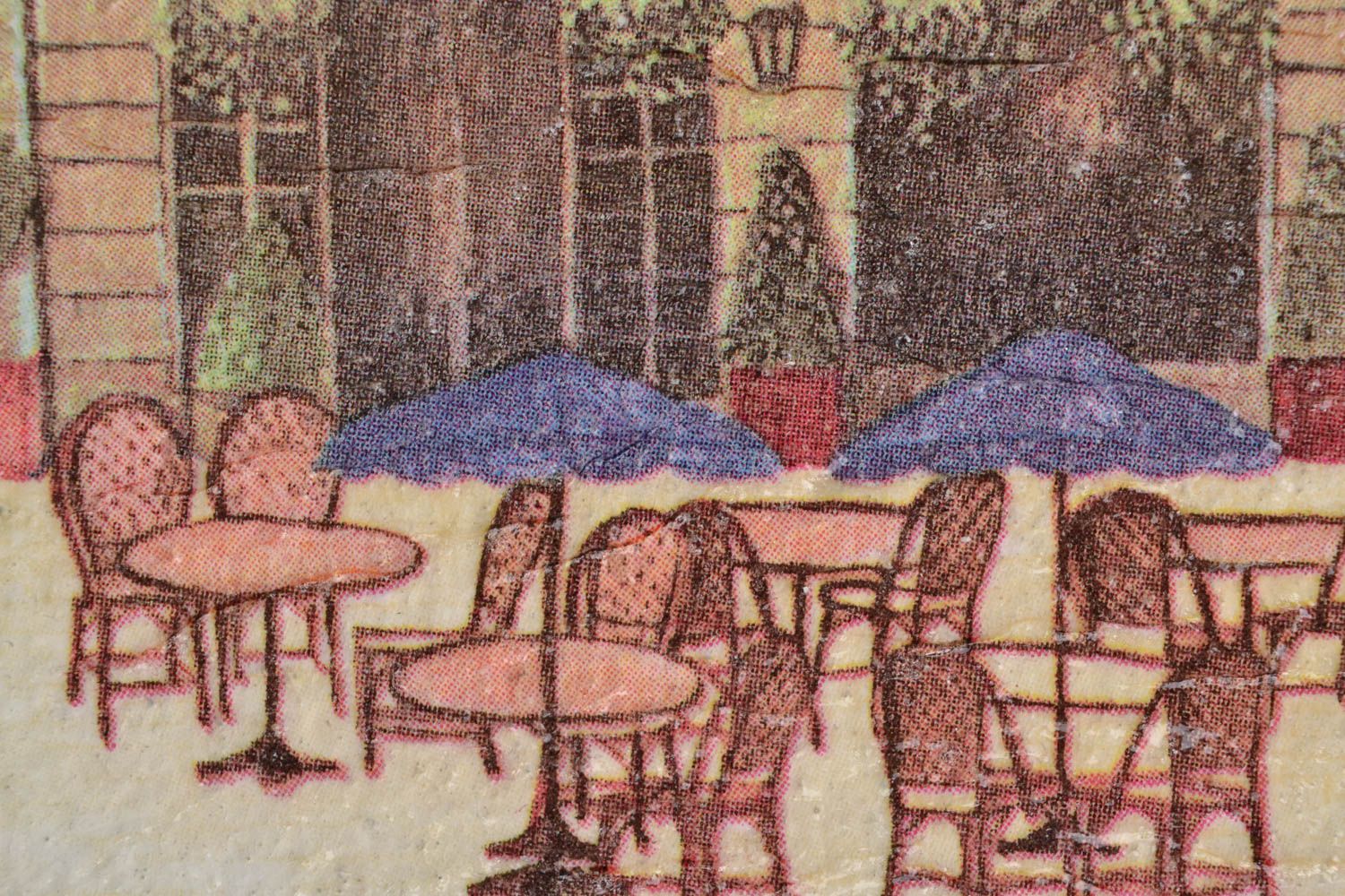 Romantisches Wandbild Cafe foto 4