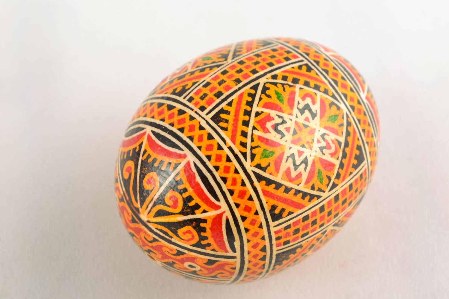 Painted Easter egg in Ukrainian style photo 2