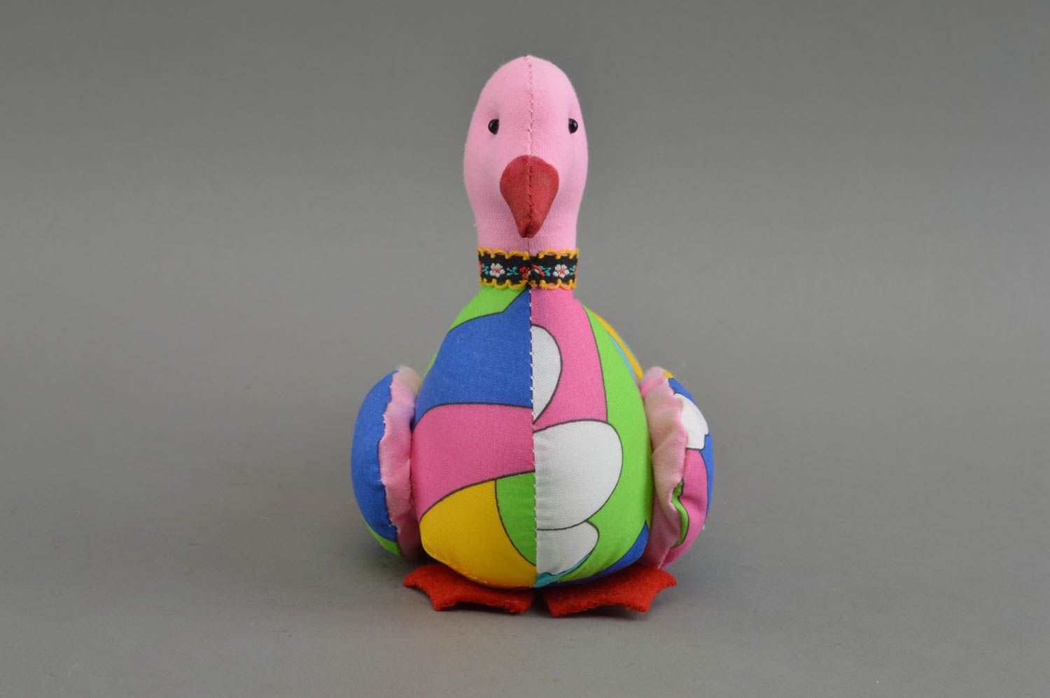 Handmade Stoff Tier Kuscheltier Ente Deko Ideen Haus Geschenk für Kinder foto 2
