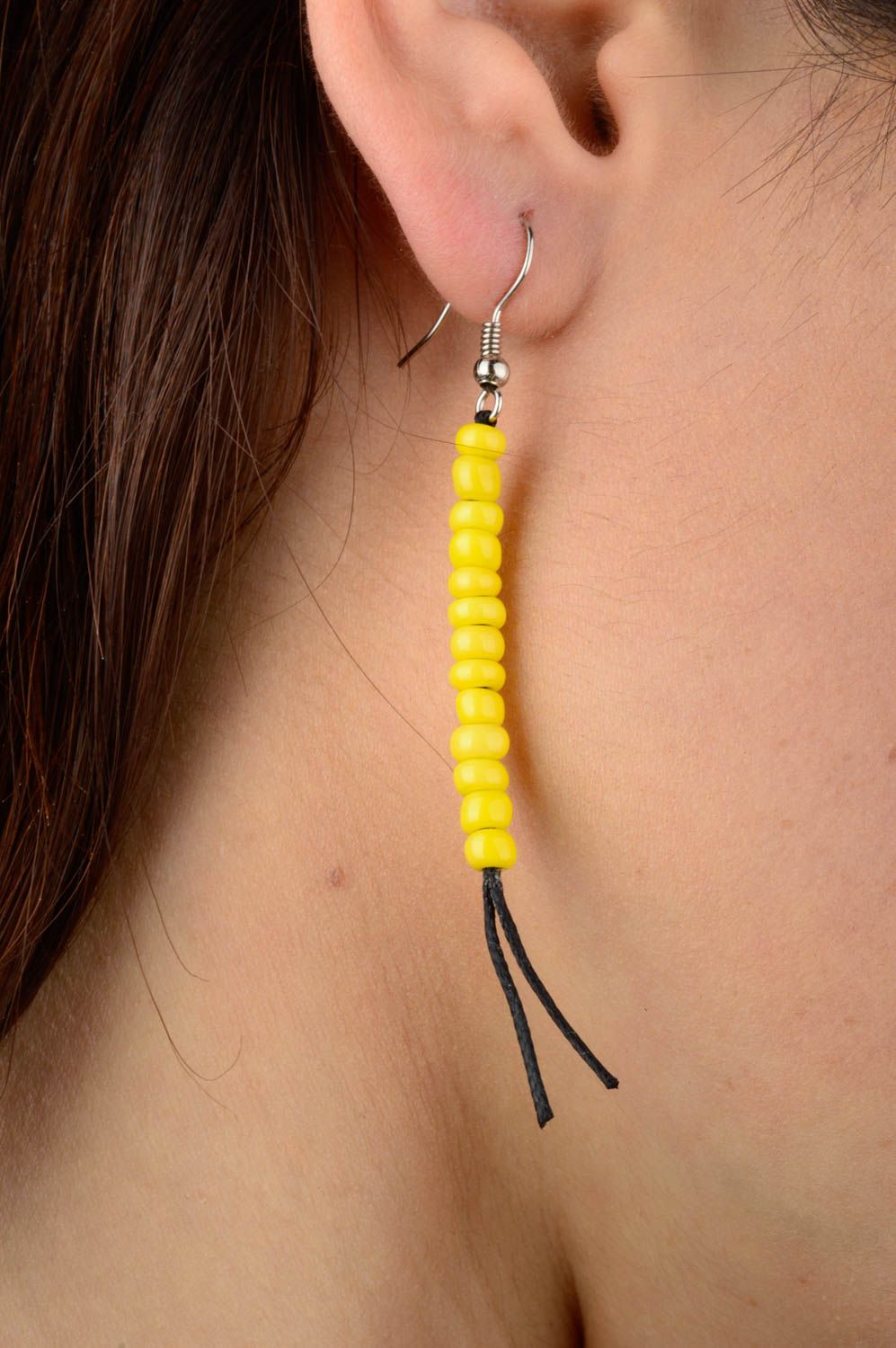 Handmade earrings designer jewelry unusual earrings for girl beaded earrings photo 2