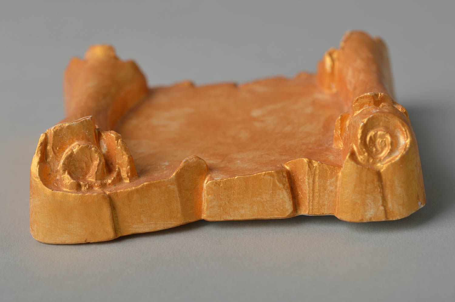Декоративный элемент из гипса handmade декор из гипса Пергамент гипсовые панно фото 2
