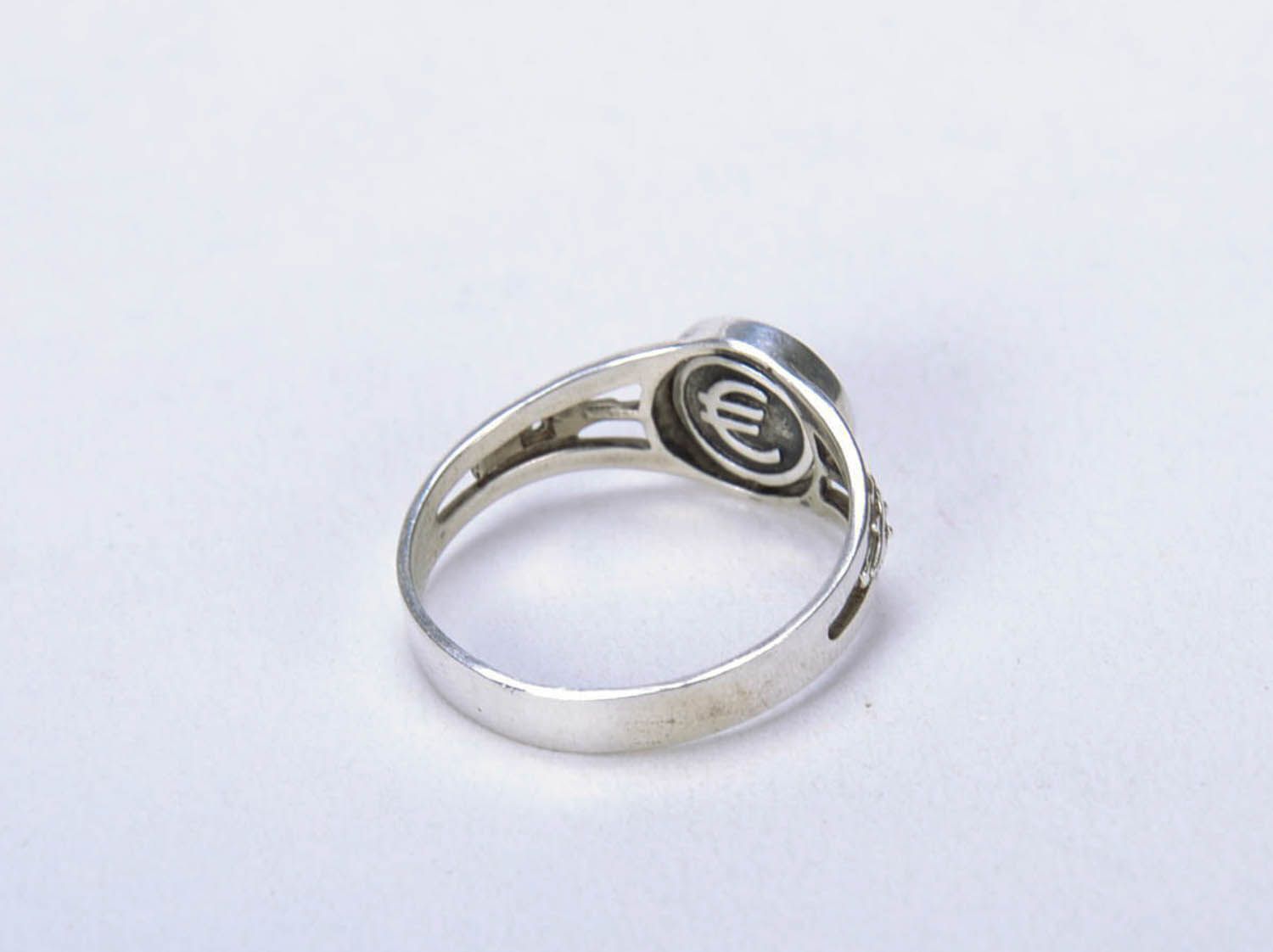 Перстень из серебра ручной работы фото 4