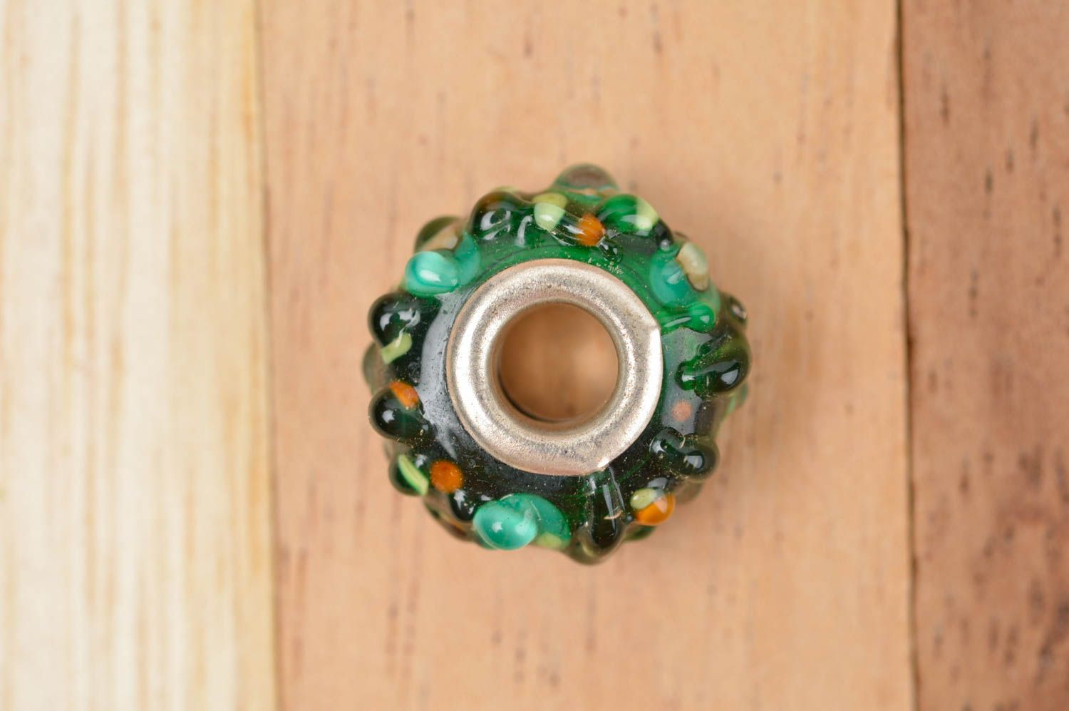 Beautiful handmade glass bead unusual glass beads jewelry making supplies photo 3
