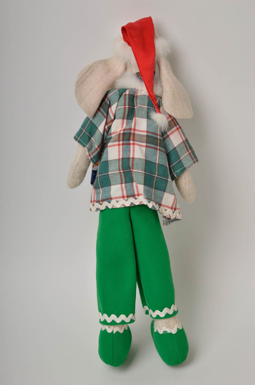 Handmade Stoff Spielzeug schöne Deko Puppe Designer Puppe für Haus Interieur foto 4