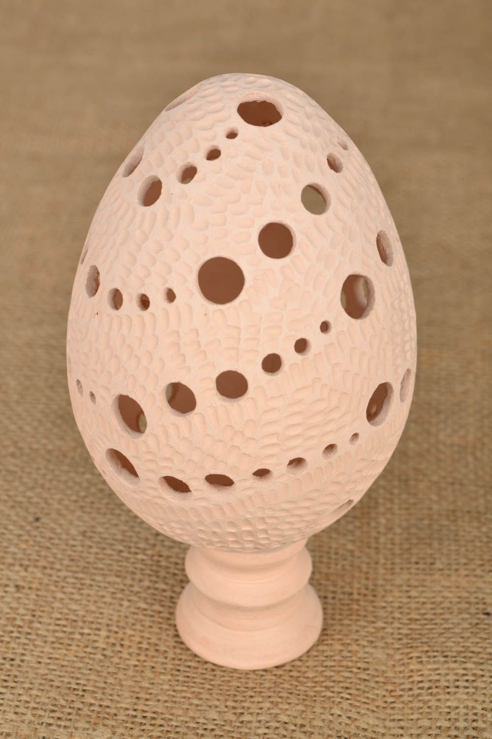 Decorative ceramic egg photo 1