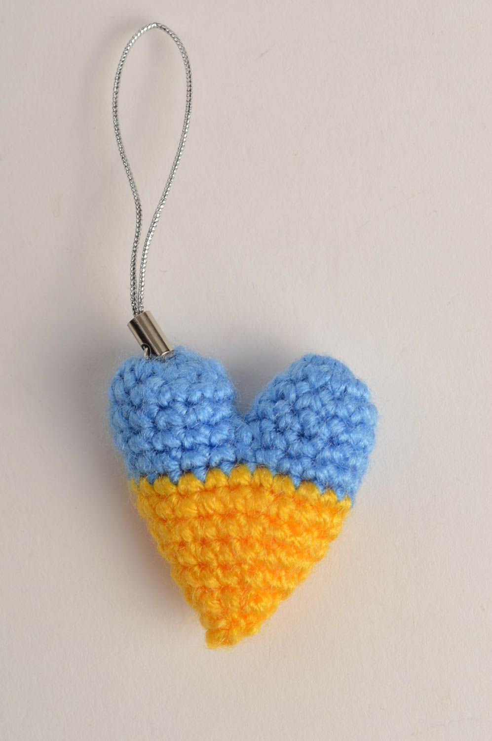 Handmade keychain crocheted keychain design trinket pendant for key unusual gift photo 2