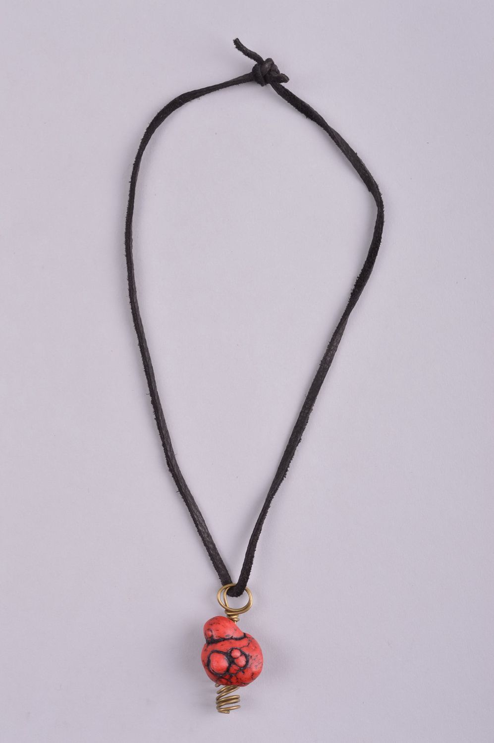 Stylish handmade metal pendant brass pendant necklace cool neck accessories photo 3