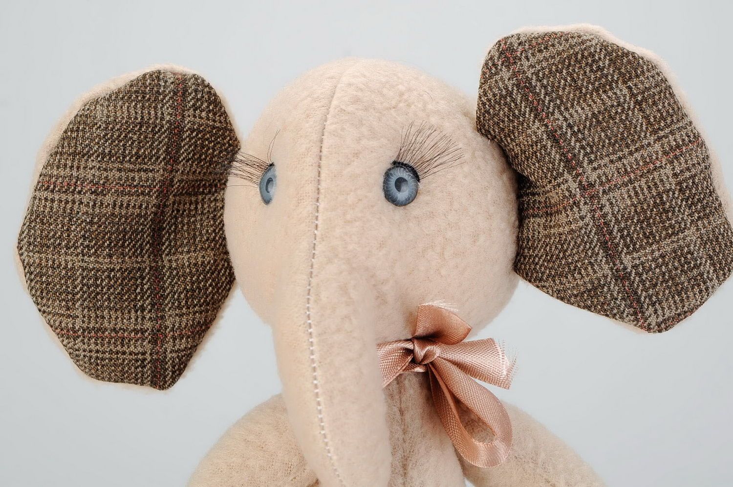 Toy made of fleece Small elephant photo 5