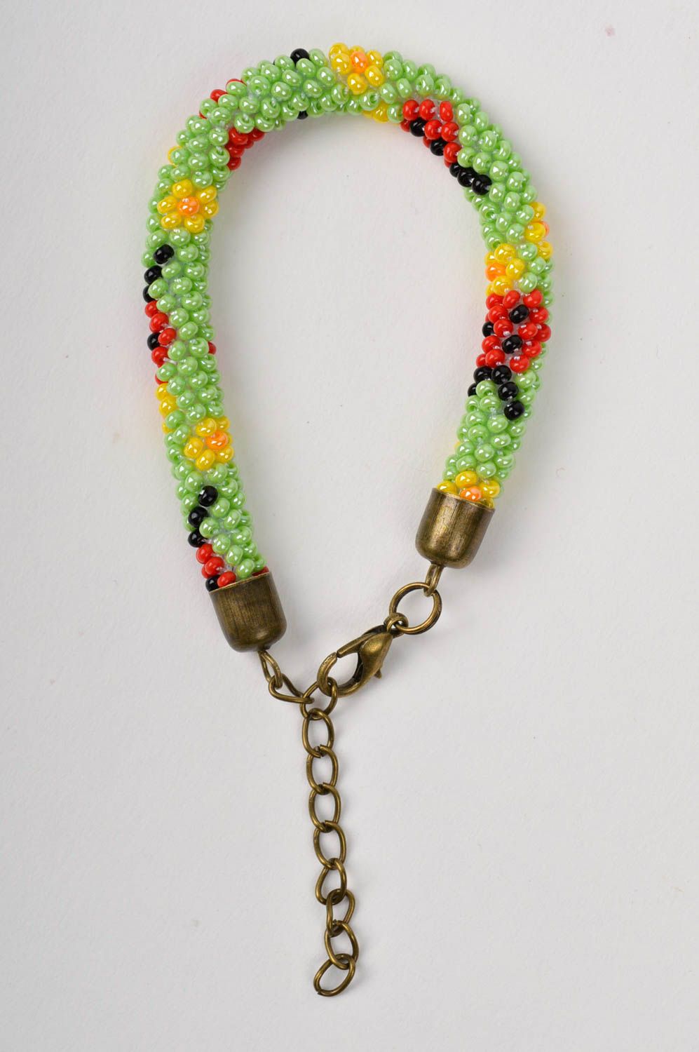 Pulsera de moda hecha a mano de abalorios brazalete para mujer regalo original foto 4