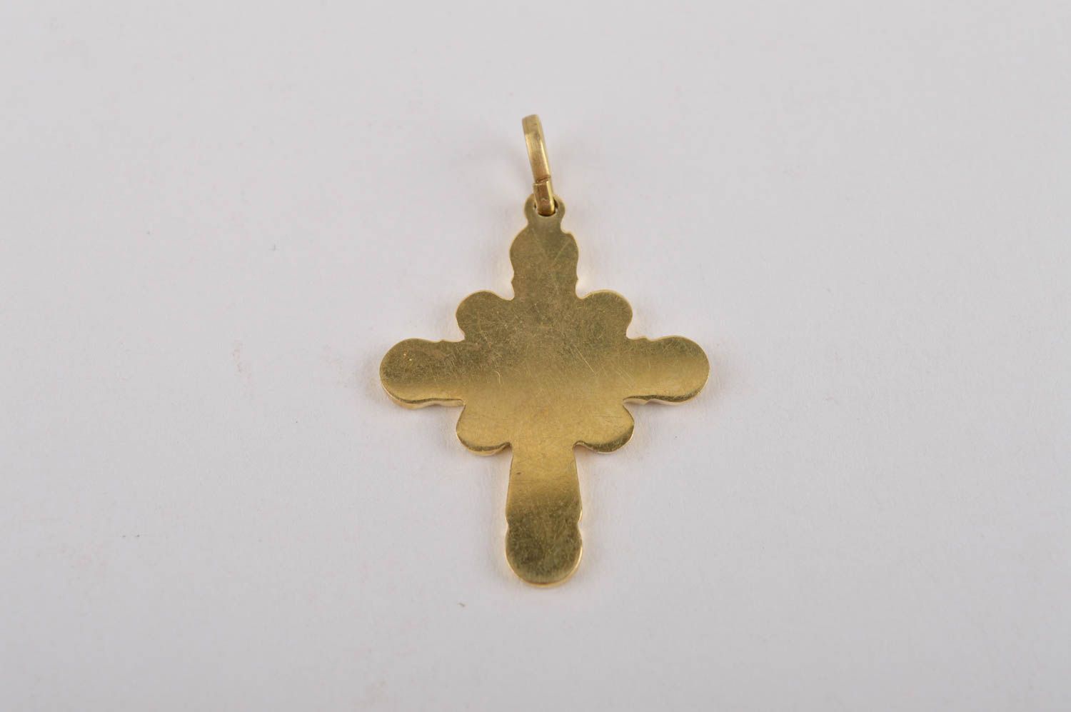Stylish pendant with natural stones handmade brass pendant metal bijouterie photo 4