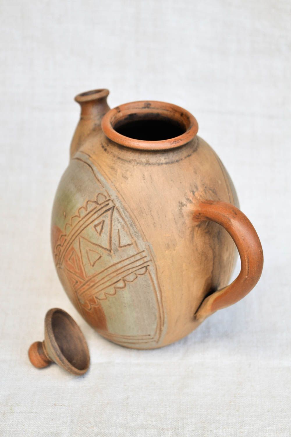 Stylish handmade teapot unusual ceramic ware beautiful designer home decor photo 5