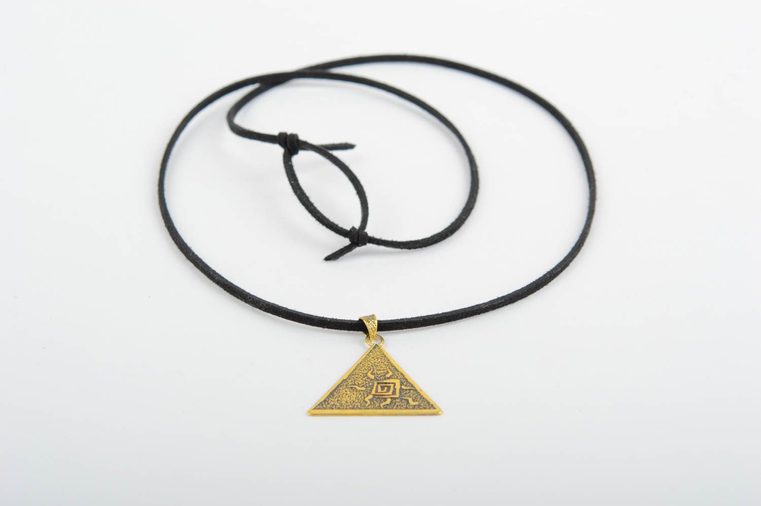 Neck pendant brass jewelry metal jewelry metal accessory neck accessory photo 3
