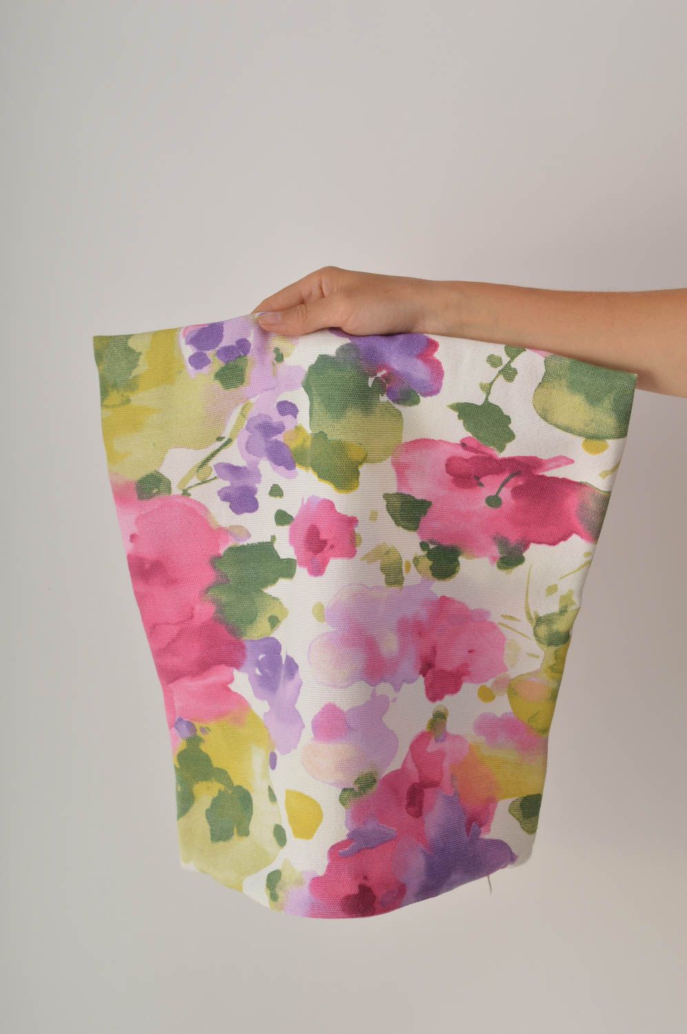 Pillowcase flower pattern home decor handmade goods textile gift unusual present photo 5