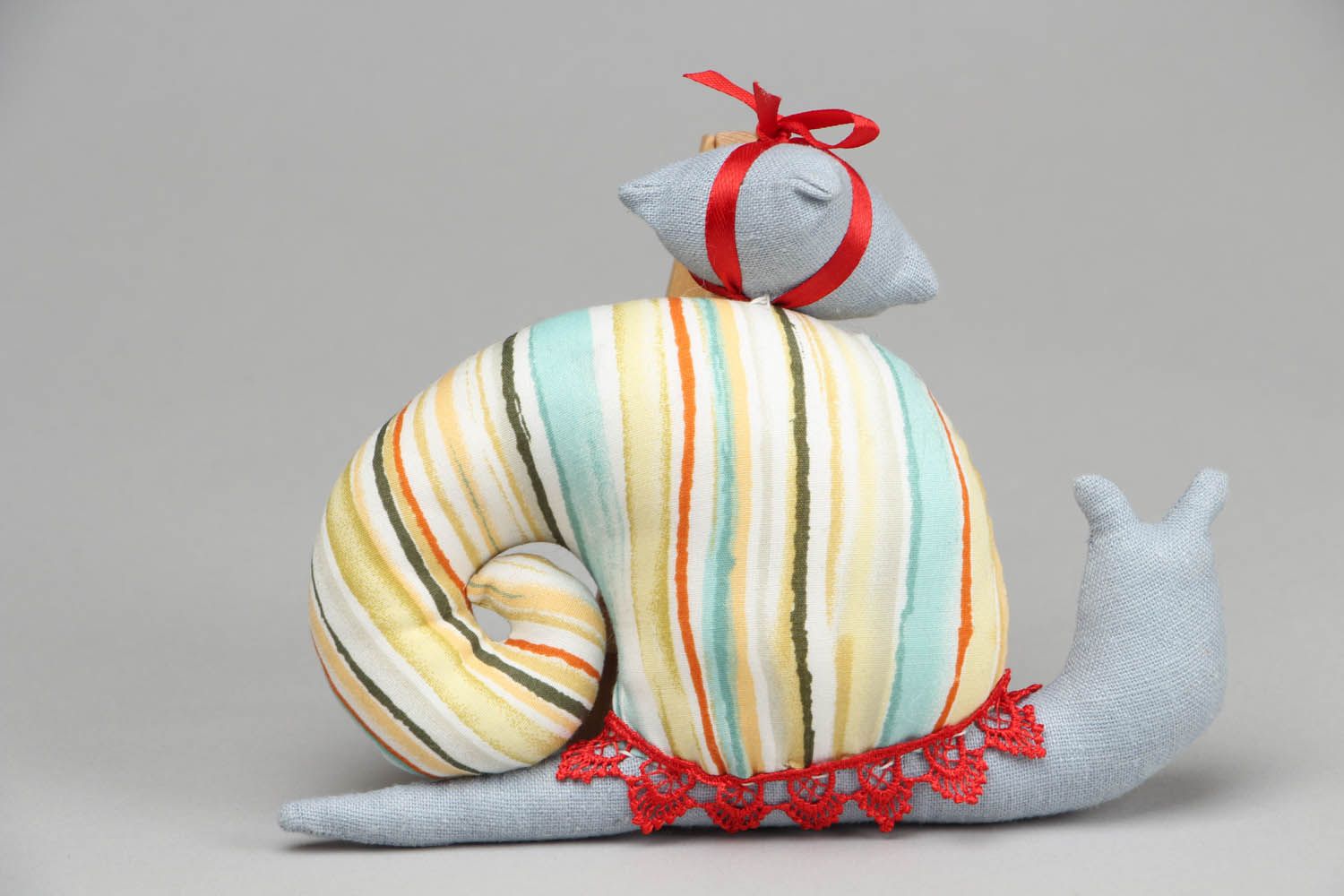 Soft textile toy Snail photo 3