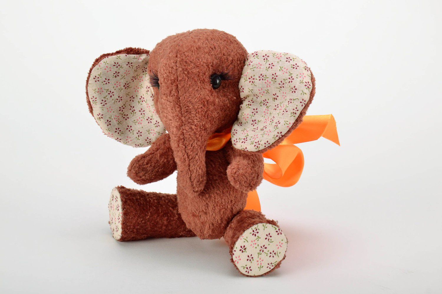 Soft toy Chocolate elephant photo 3