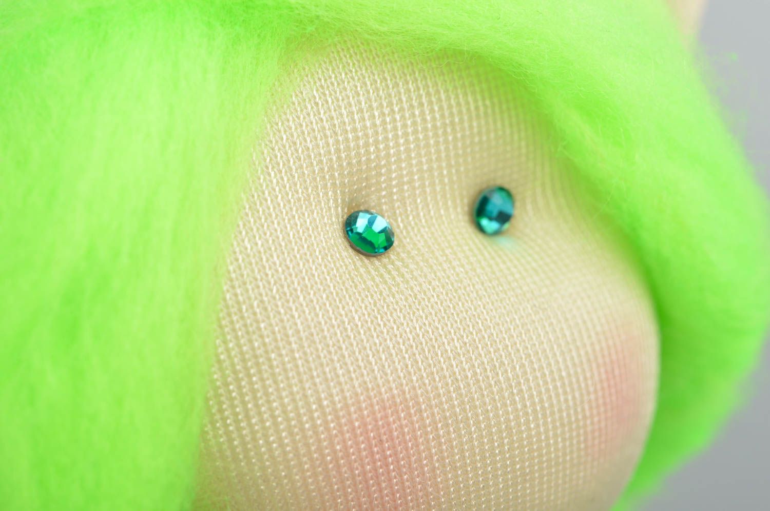 Juguete de peluche hecho a mano muñeco de trapo decoración de hogar Elfo foto 3