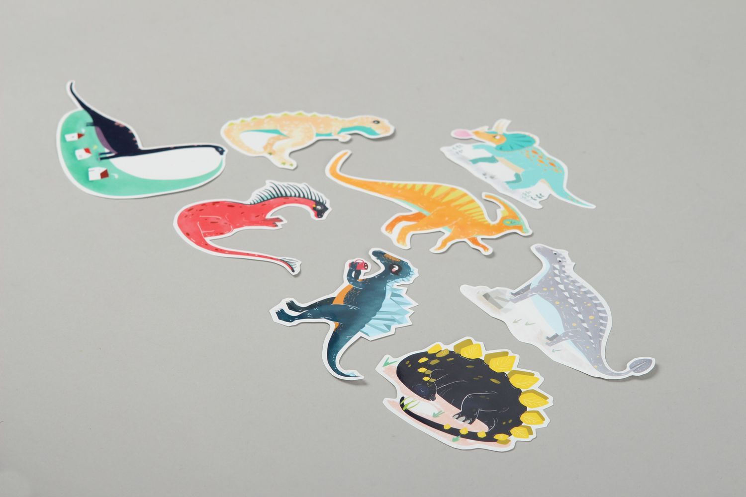 Handmade Aufkleber Set Sticker für Laptop lustige Aufkleber 7 Stück Dinos  foto 4