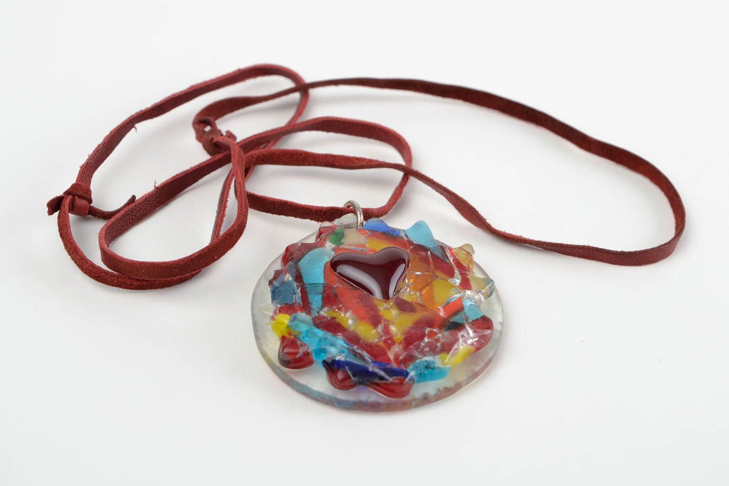 Handmade pendant designer pendant unusual jewelry glass pendant gift ideas photo 5