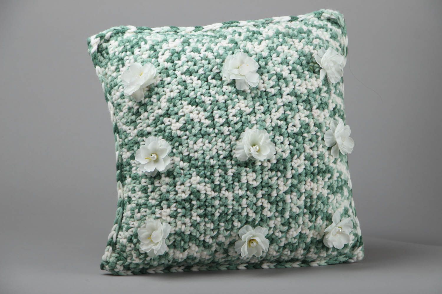 Decorative throw pillow photo 1