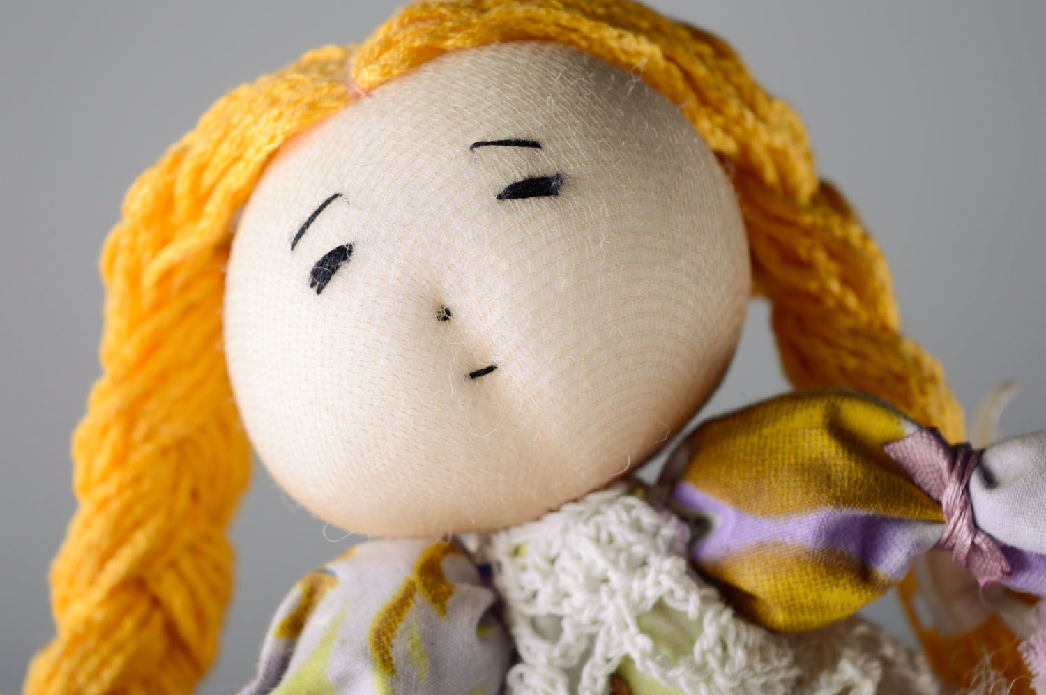 Текстильная куколка фото 3