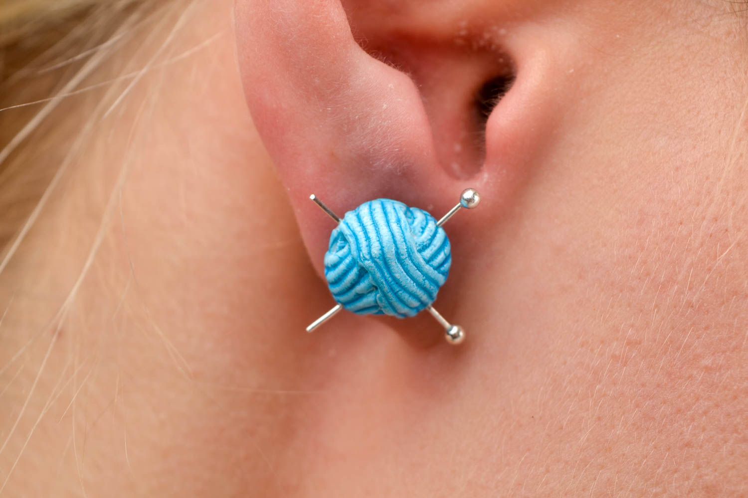 Handmade jewellery ladies earrings polymer clay designer earrings gift ideas photo 2