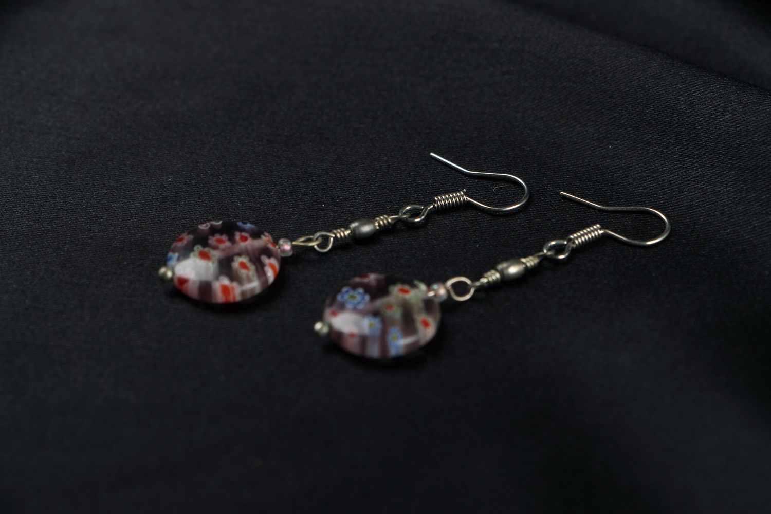 Earrings made of murano glass photo 2