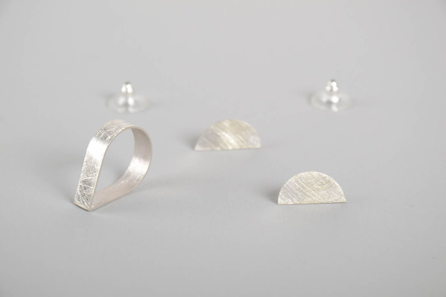 Украшения ручной работы серебряные украшения серьги и кольцо из серебра фото 5