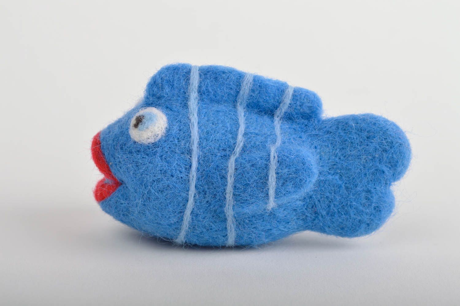 Валяная игрушка рыбка ручной работы валяная игрушка из шерсти мягкая игрушка фото 3