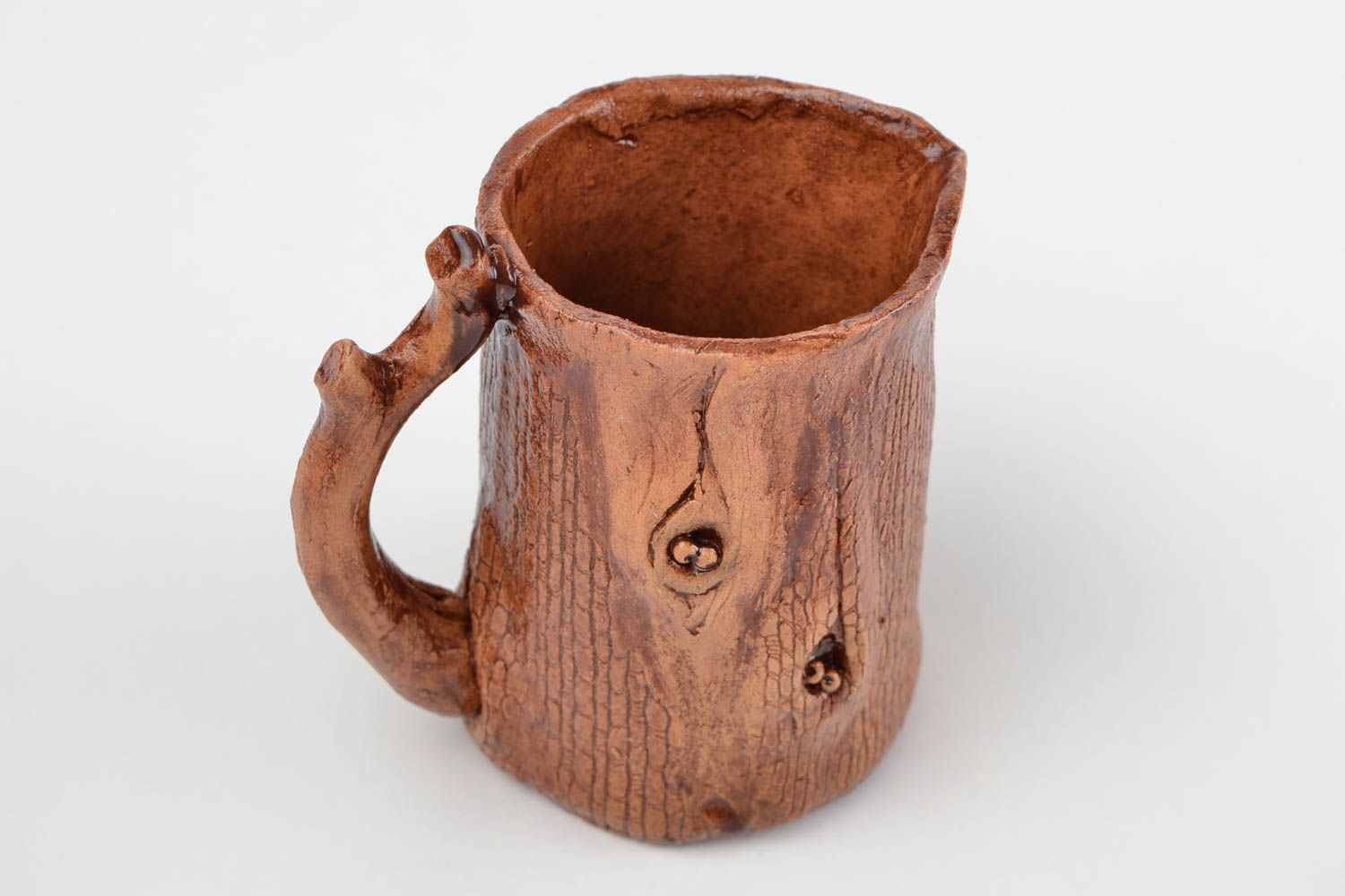 12 oz ceramic mug in brown color 0,8 lb photo 4