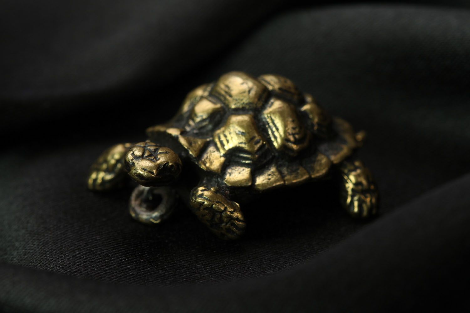 Bronze Anhänger Schildkröte foto 1
