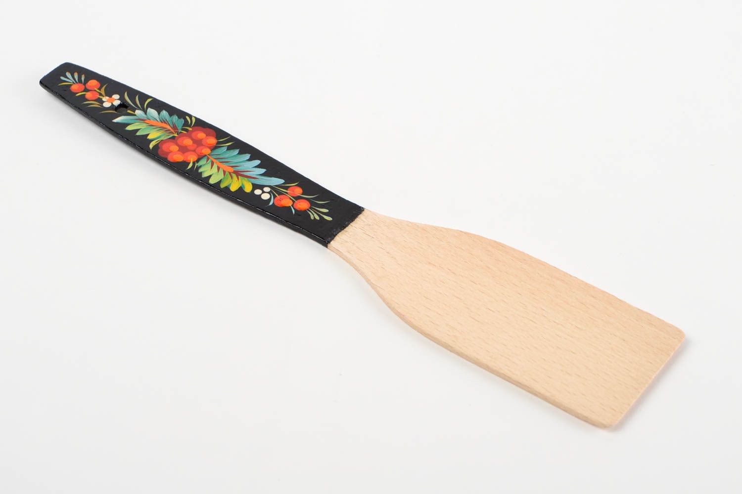 Handmade wooden spatula eco friendly spatula wooden cooking tools gift ideas photo 4