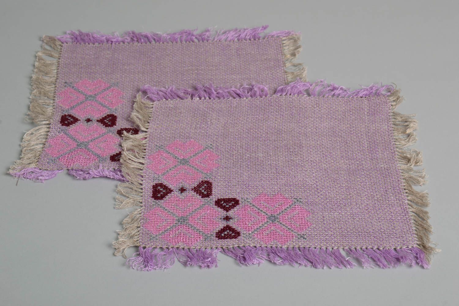 Handmade embroidered napkin home decor kitchen ideas decorative table napkin photo 4