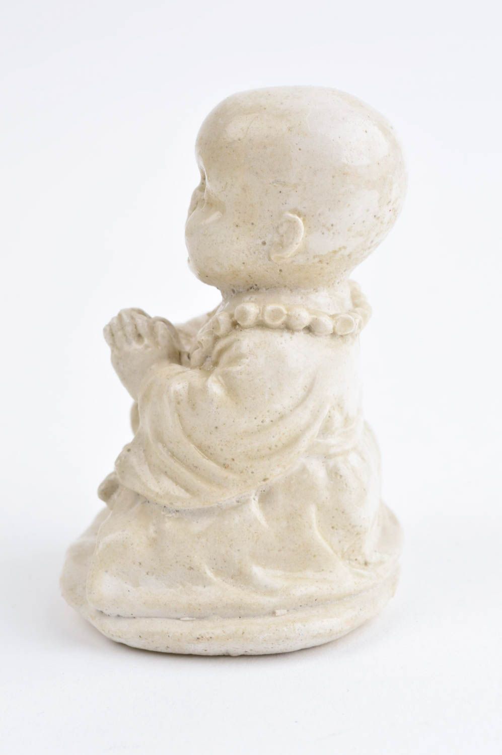 Figura de yeso artesanal con forma de monje decoración de hogar regalo original foto 2