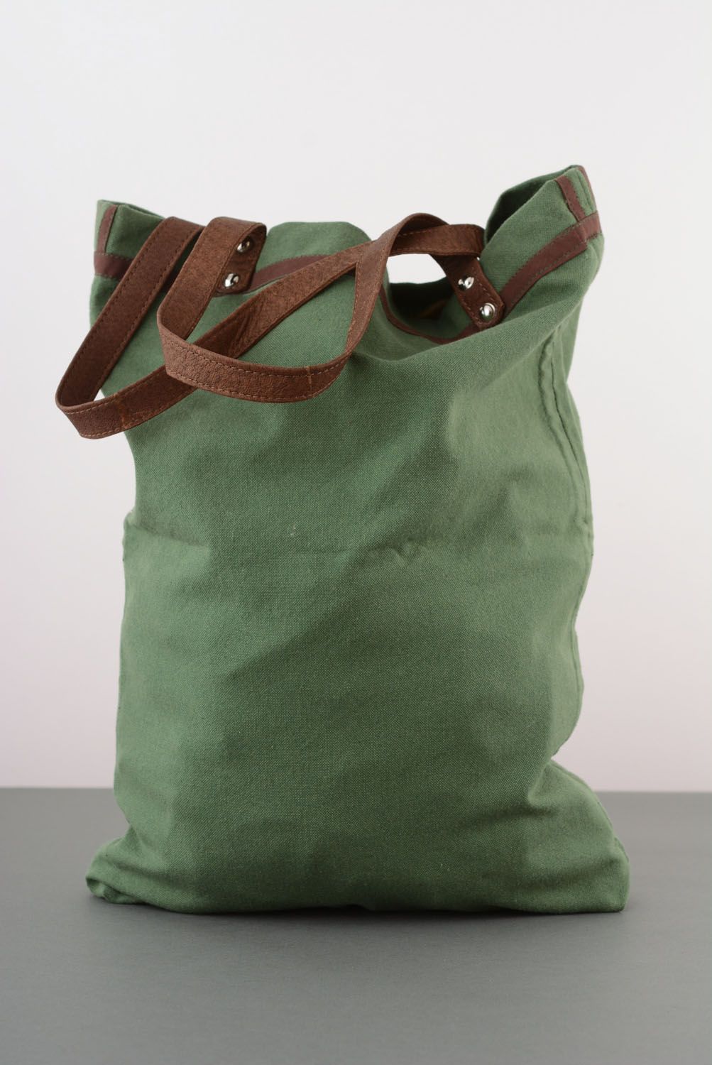 Fabric bag with application photo 2