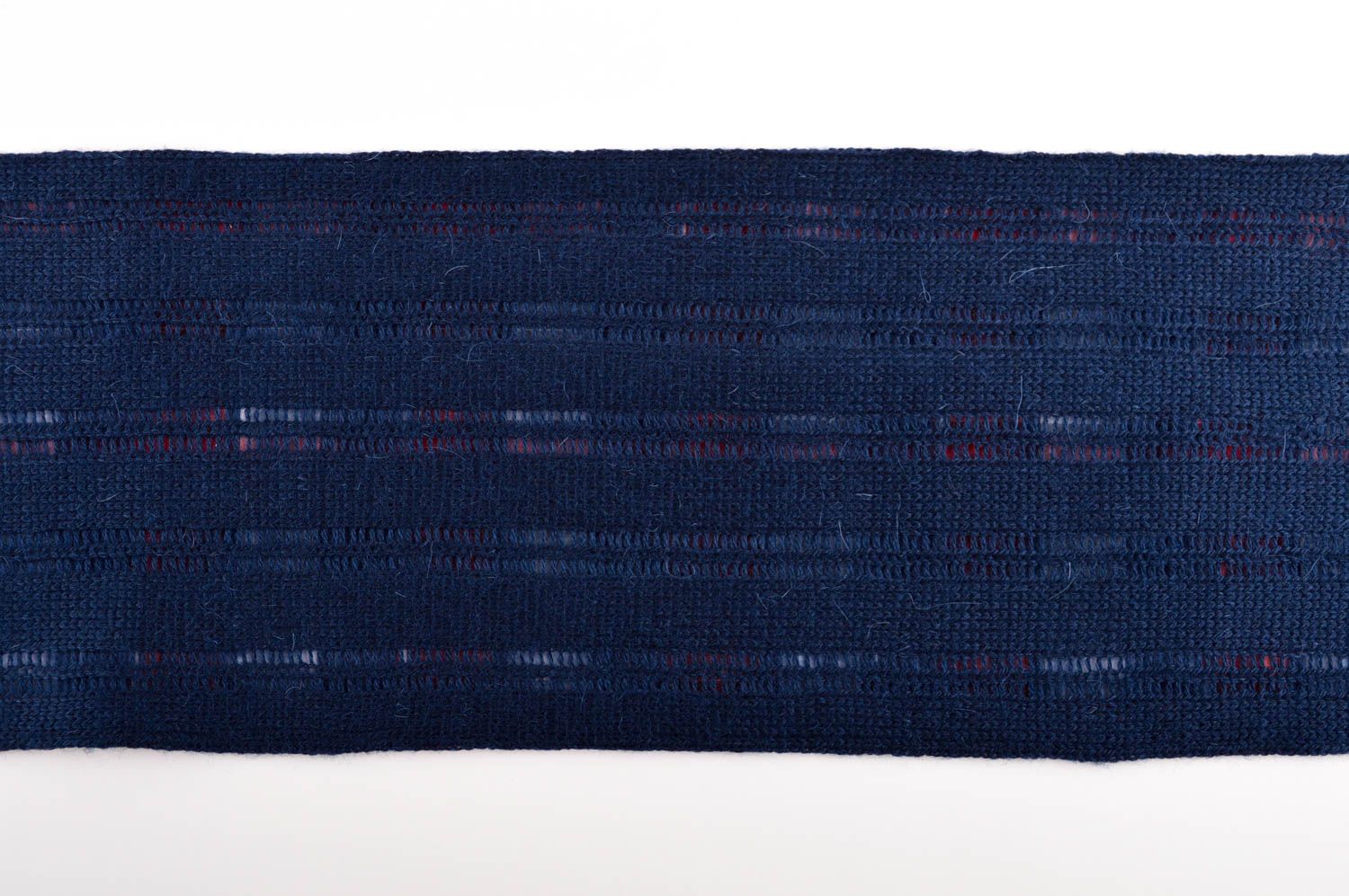 Шарф ручной работы шарф на шею синий двухсторонний мужской шарф в клеточку фото 2