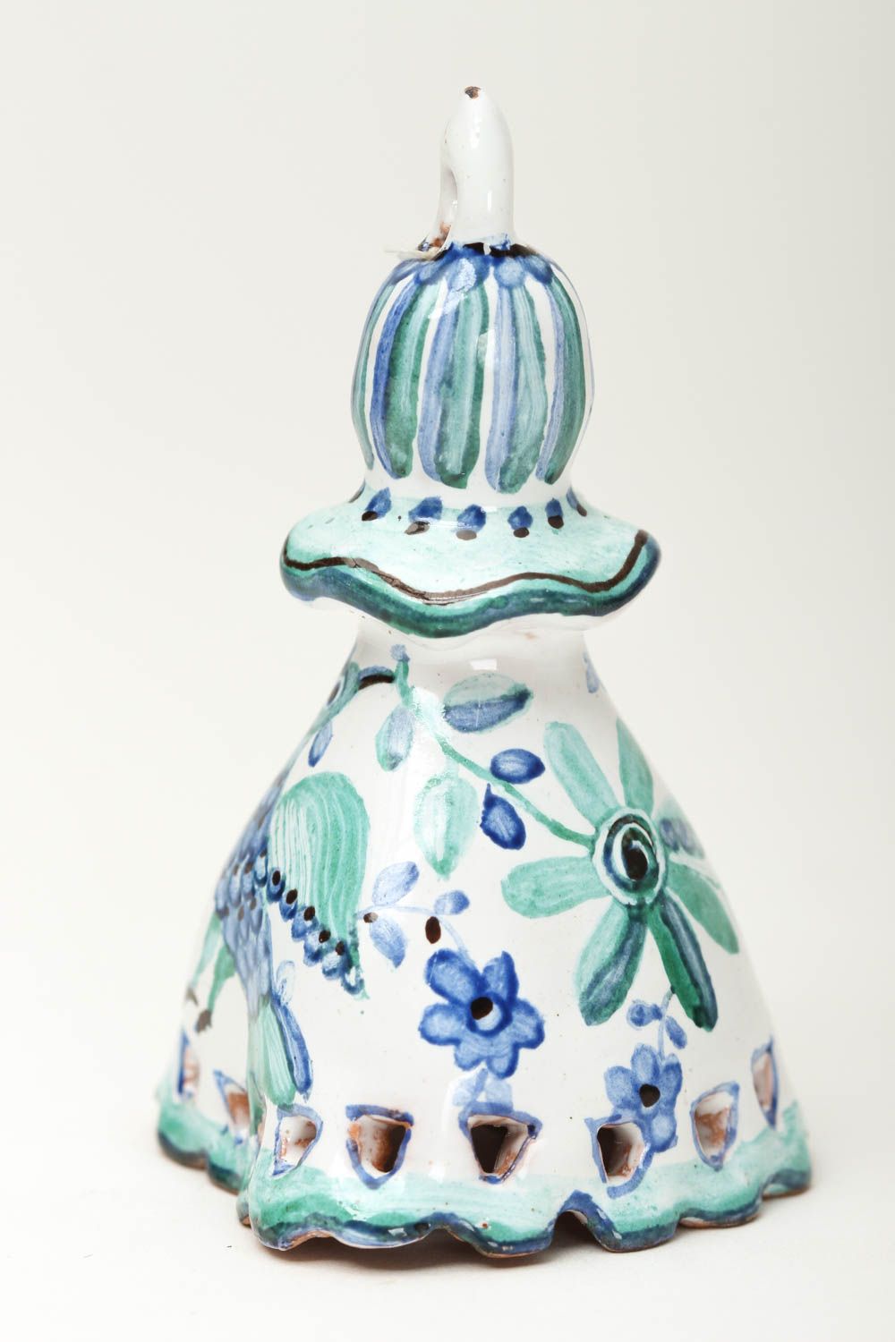 Campana de cerámica hecha a mano adorno para casa regalo original para mujer foto 2