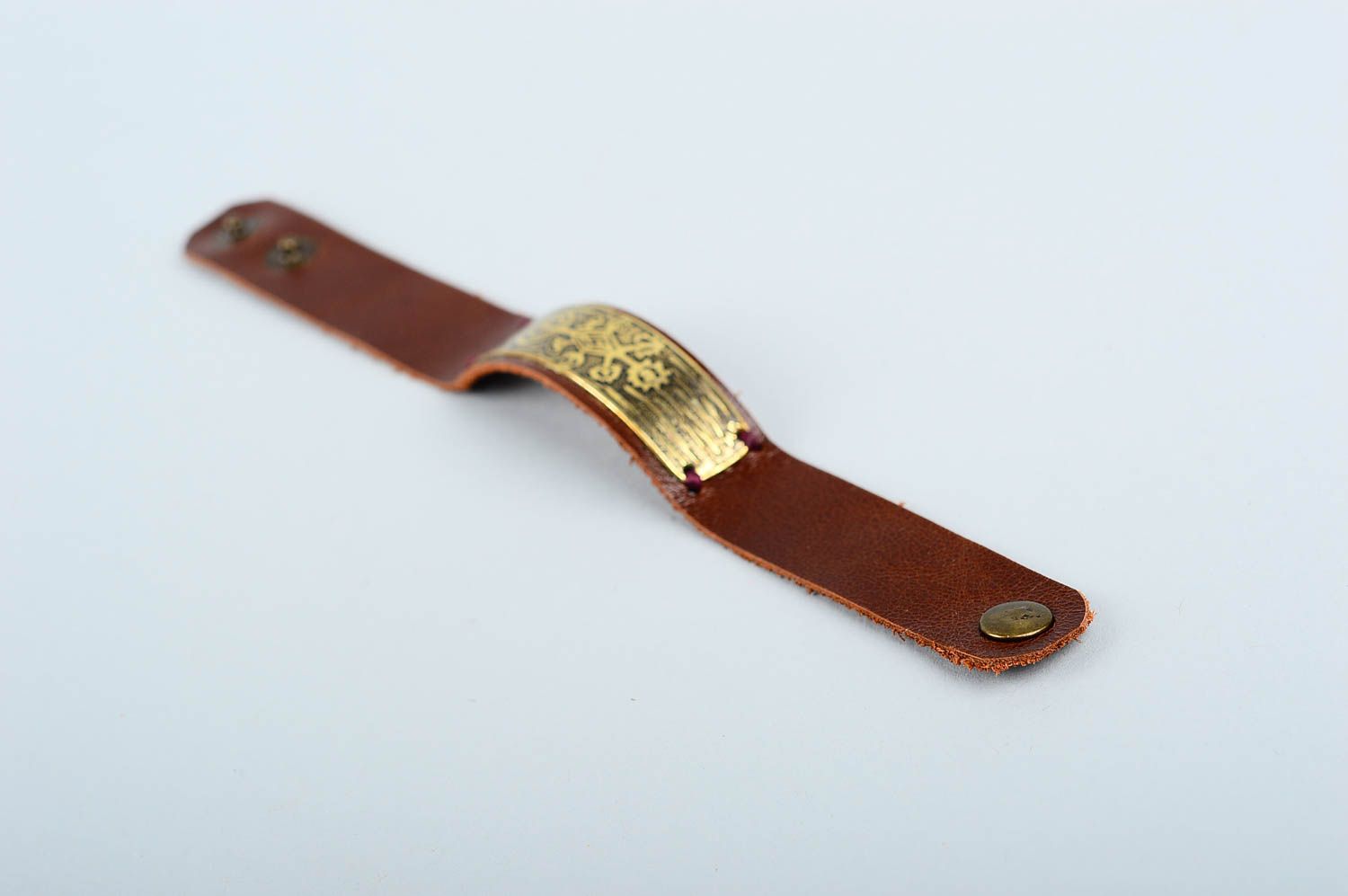 Unusual handmade leather bracelet fashion trends handmade accessories ideas photo 3