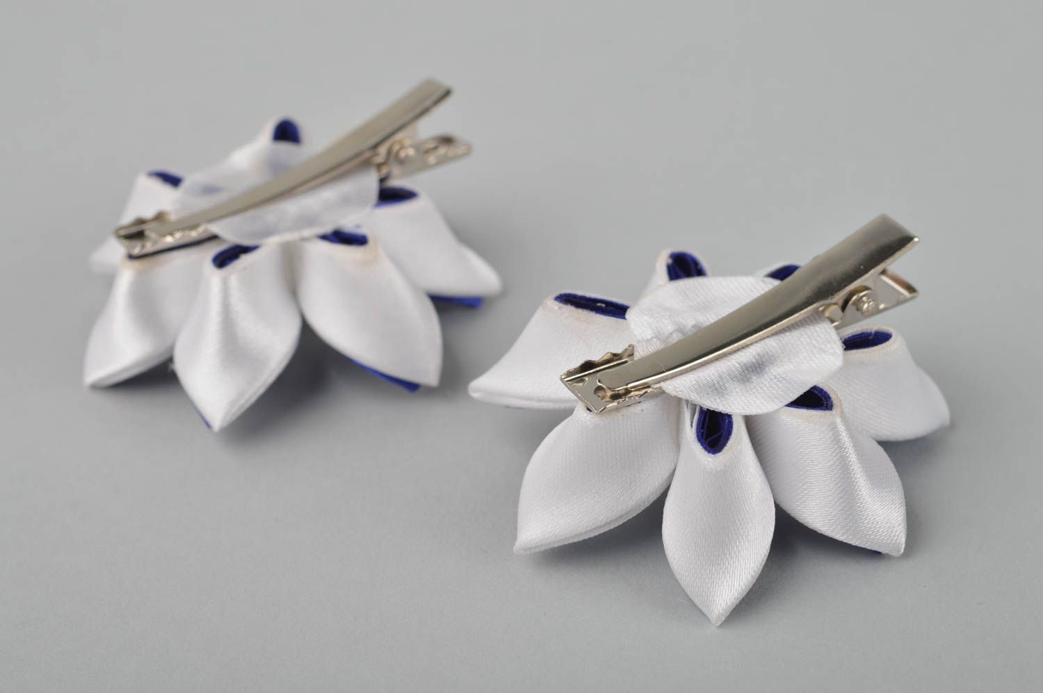 Handmade accessory flower hair clip designer hair clip gift ideas set of 2 items photo 4