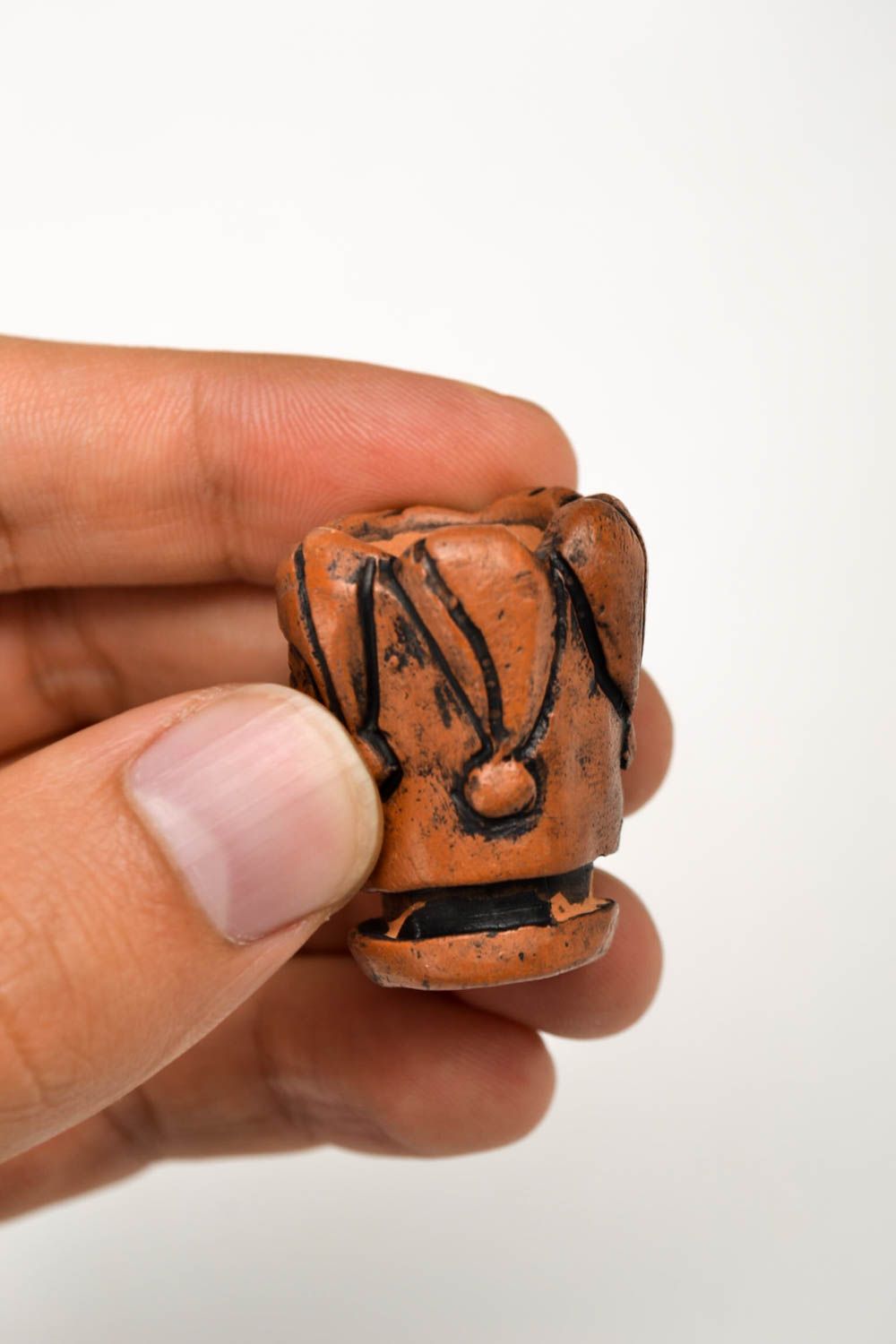 Keramik Handarbeit Shisha Kopf Überraschungsgeschenk für Männer Rauch Zubehör foto 2