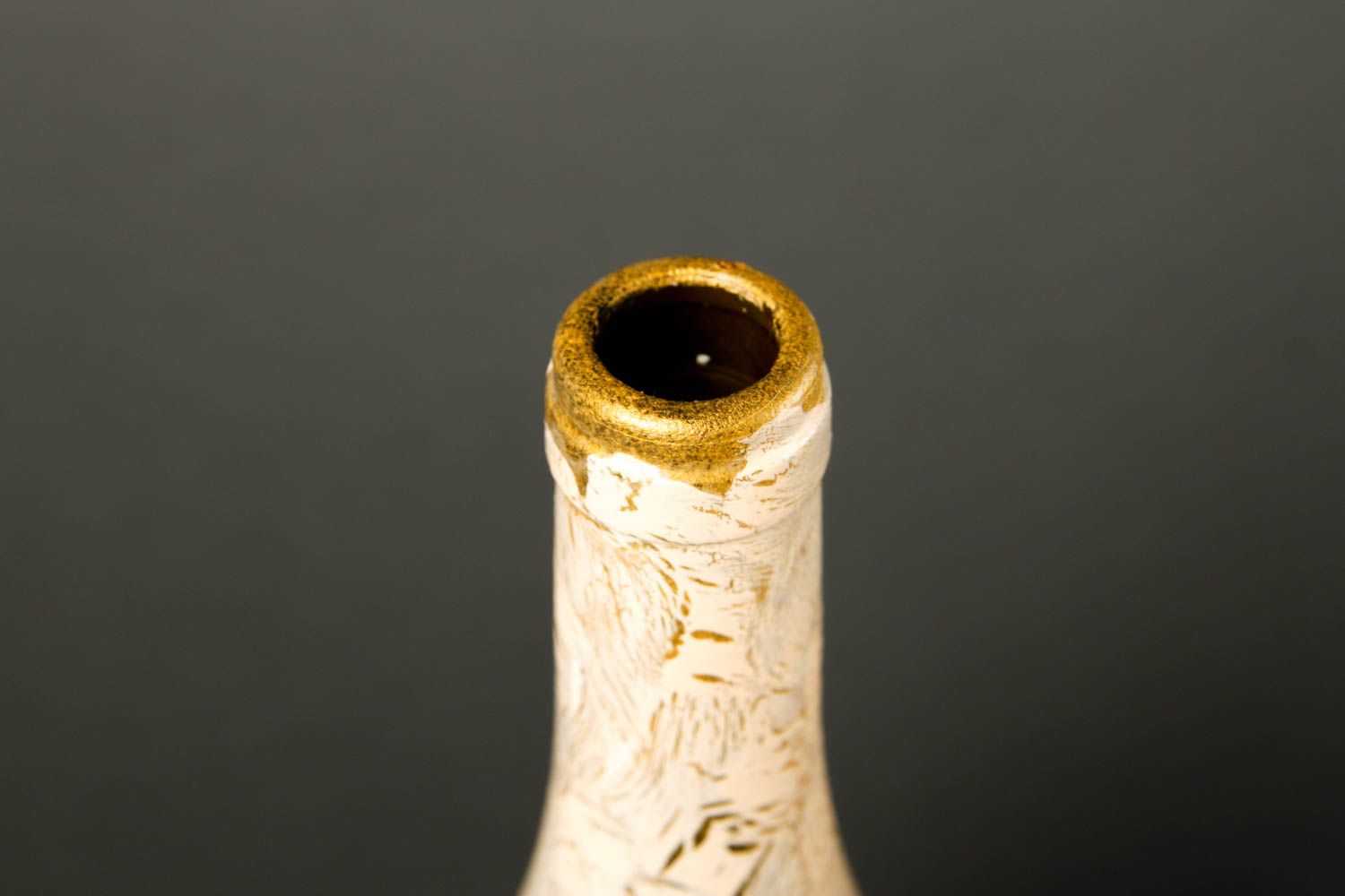 Botella de vidrio para vino hecha a mano regalo original decoración de cocina  foto 5