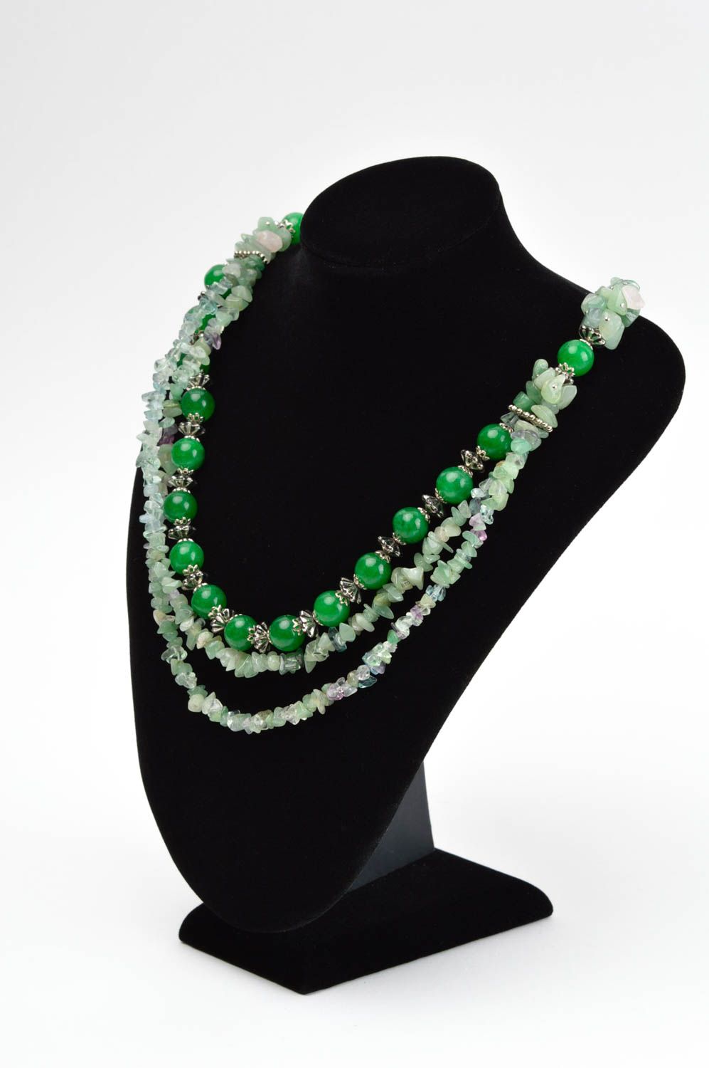 Stylish designer necklace accessory with onyx handmade elegant necklace photo 1