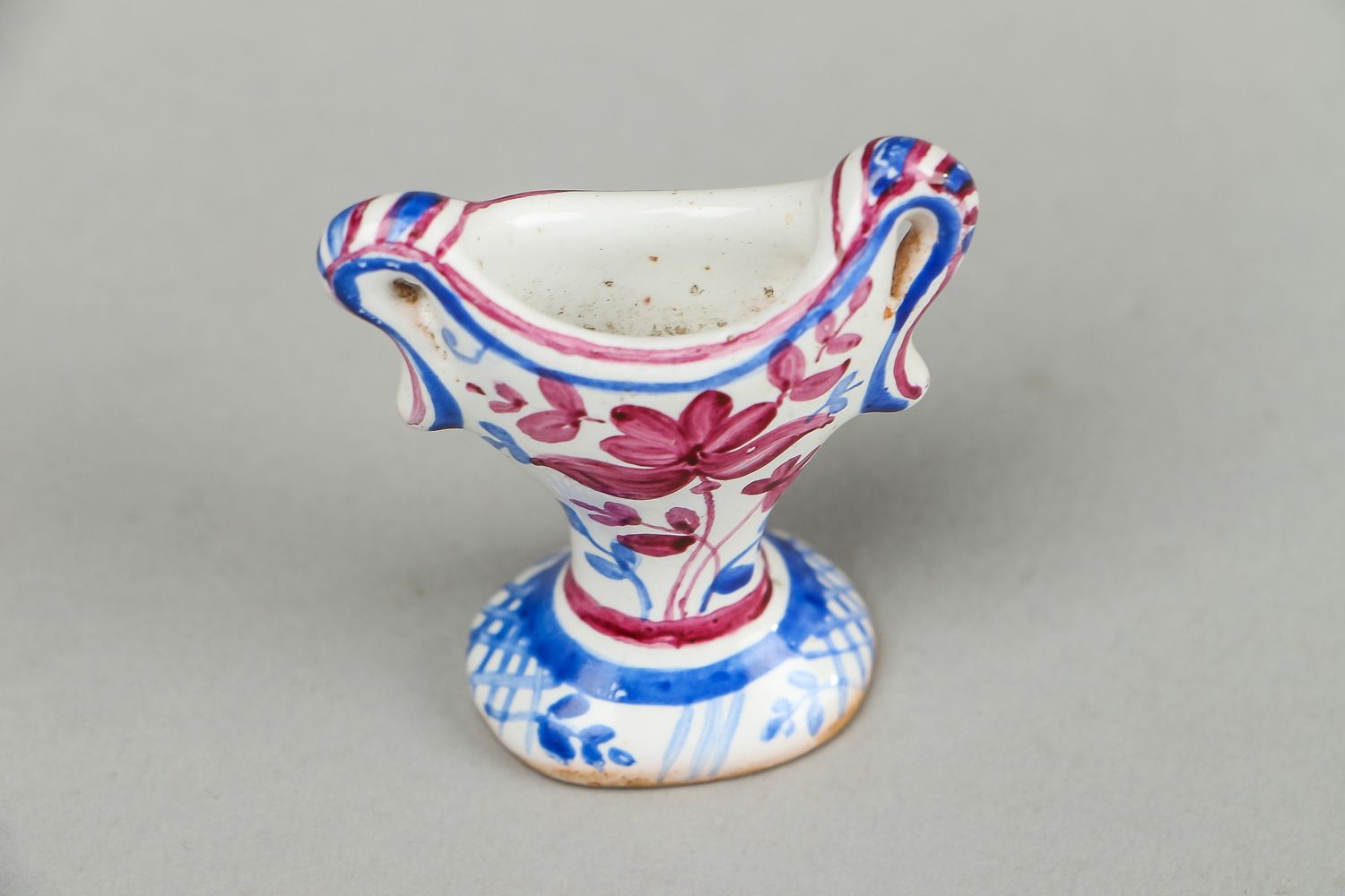 2 inches porcelain little bowl vase with floral décor 0,03 lb photo 2