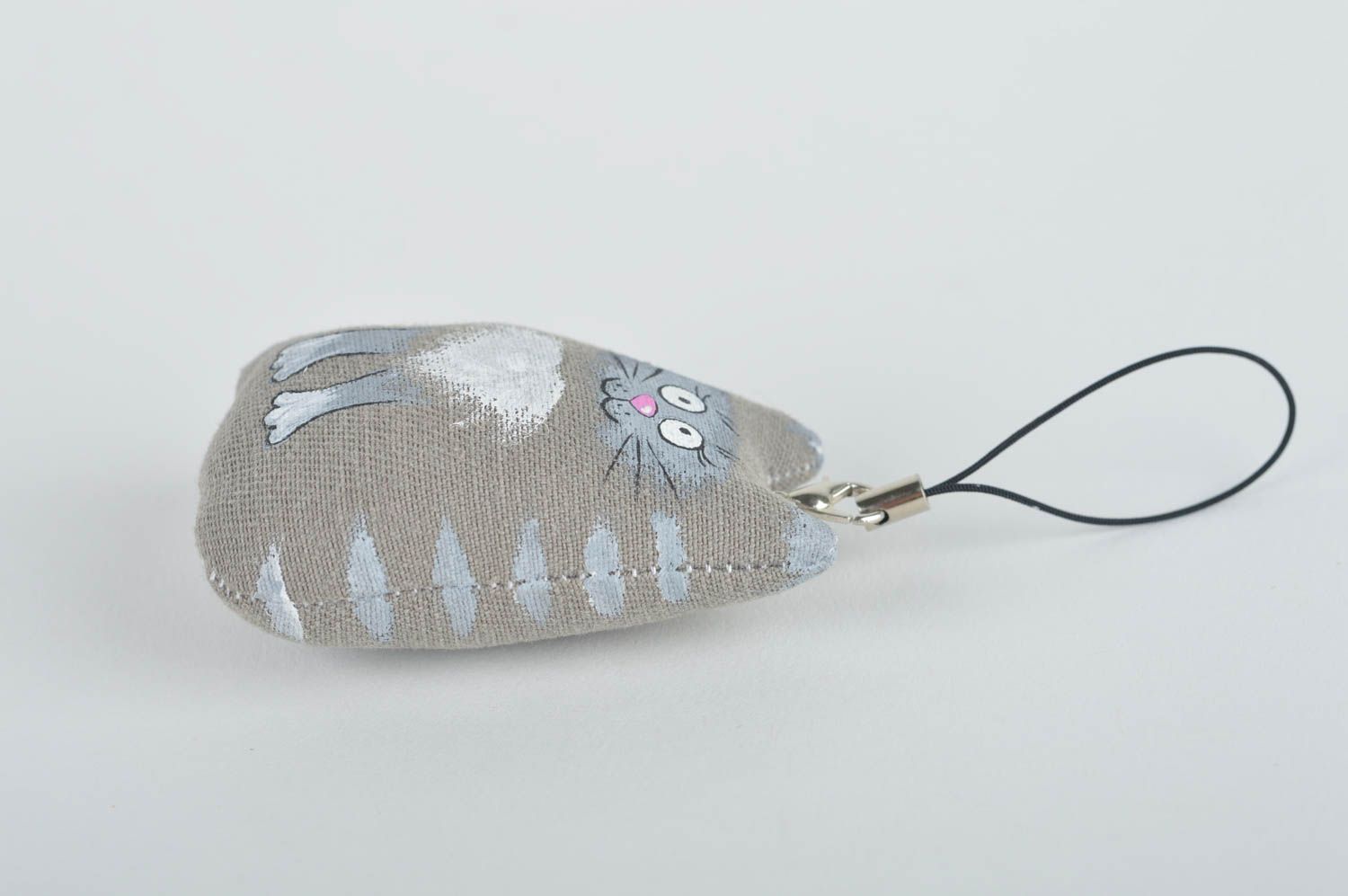 Popular handmade soft keychain stuffed soft toy fabric phone charm gift ideas photo 3