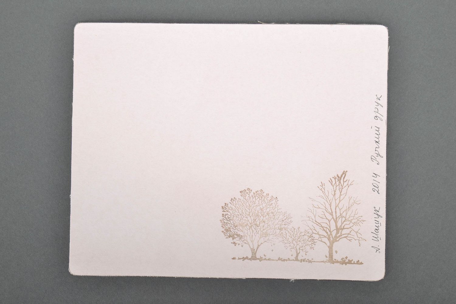 Carte de vœux artisanale avec photo noir et blanc photo 2
