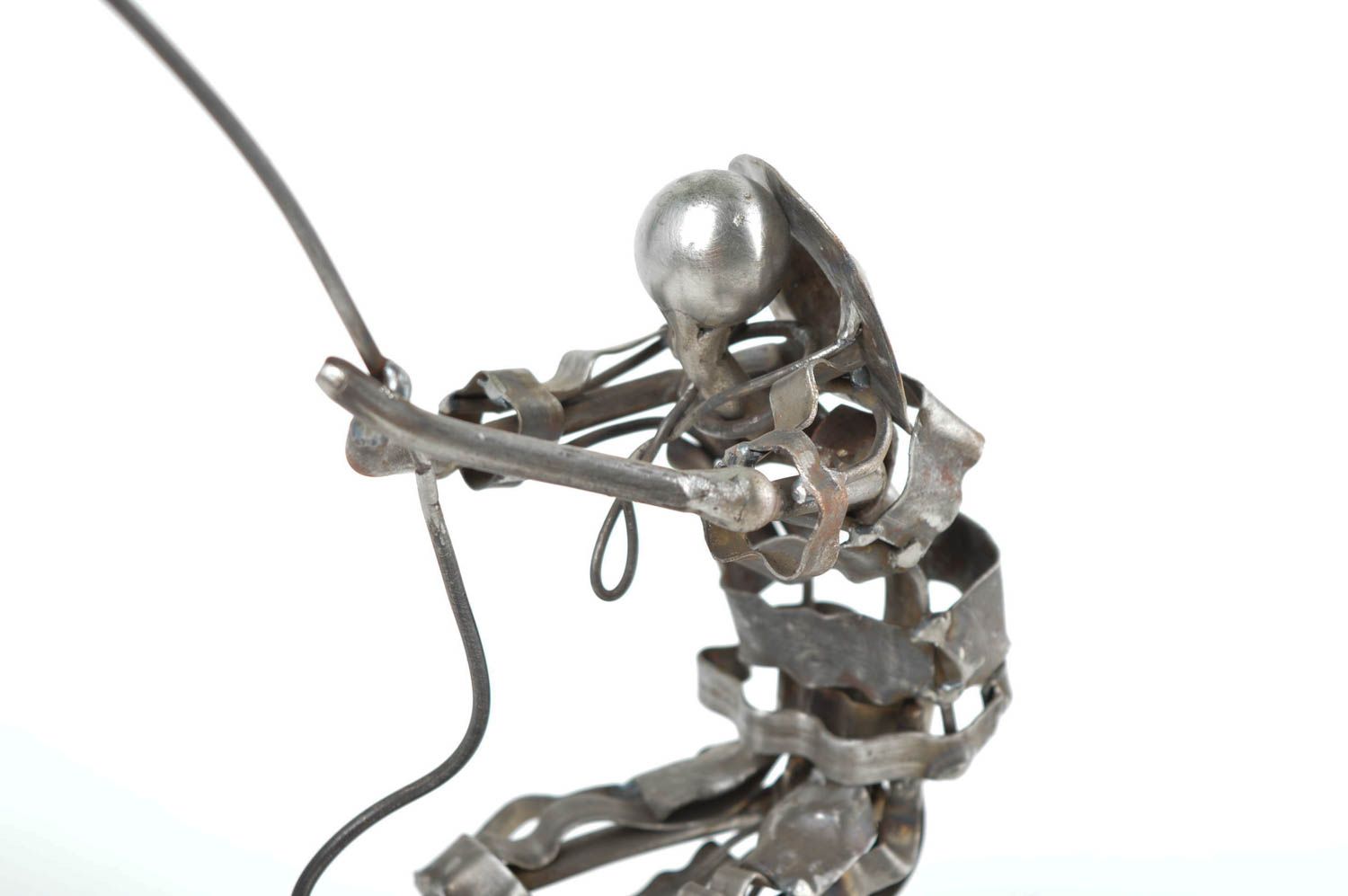 Figurine métal faite main Statuette design cerf-volant Déco maison originale photo 5
