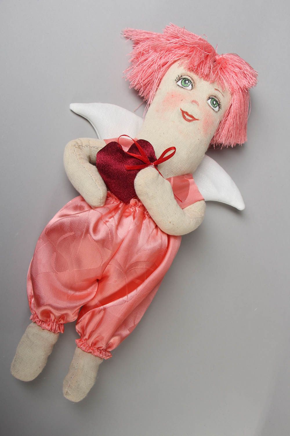Мягкая игрушка Ангел в розовом фото 1