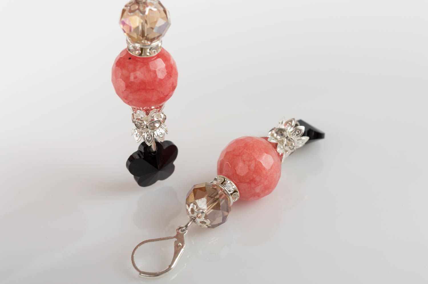 Unusual handmade gemstone earrings designer crystal earrings gifts for her photo 5