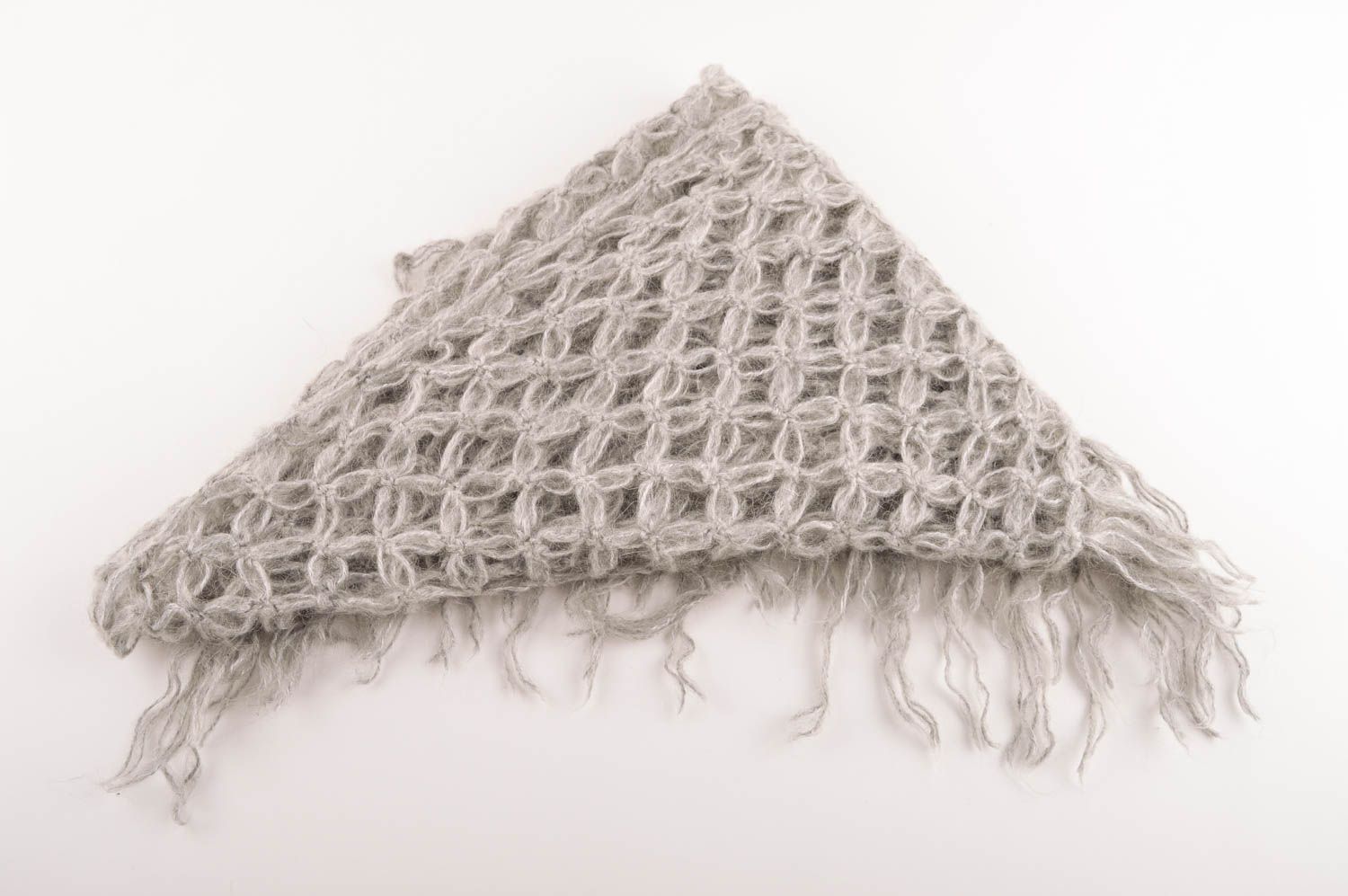Écharpe originale fait main Foulard crochet design Accessoire pour femme photo 2